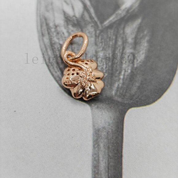 Pandora Deep Purple Pansy Flower Dangle Charm - Picture 4 of 5